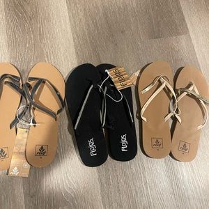 Brand new flip flops. All for $15